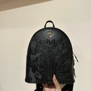 Loungefly Disney Villains Black Mini Backpack